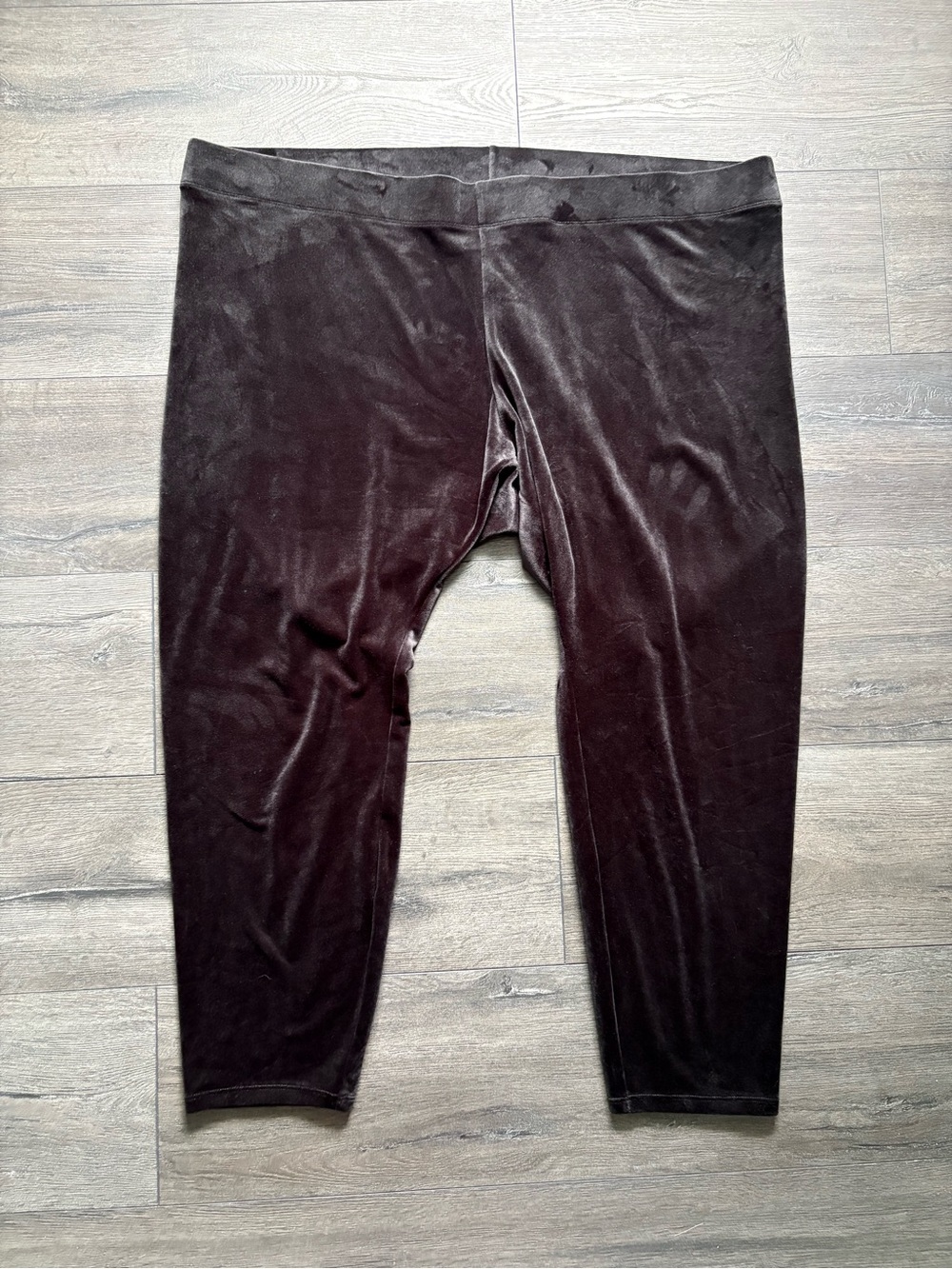 J. Jill PureJill Black Velvet Pull On Pants Velour Holiday Party Size 4X